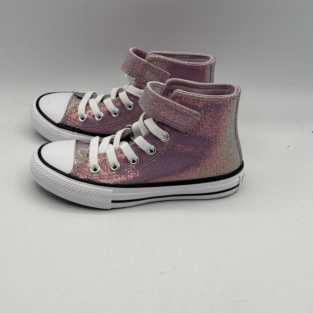 Converse Chuck Taylor All Star 1V Hi Shoes Kids Size 11 Lilac White A14343C